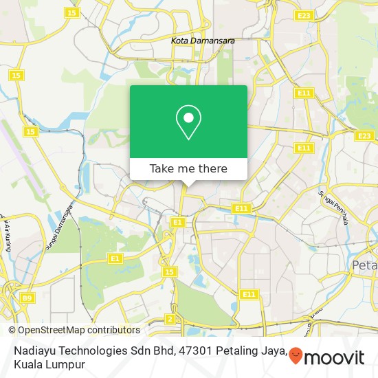 Nadiayu Technologies Sdn Bhd, 47301 Petaling Jaya map