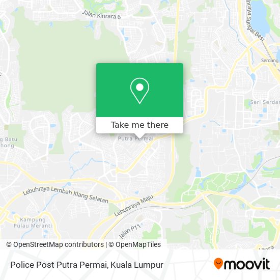Police Post Putra Permai map