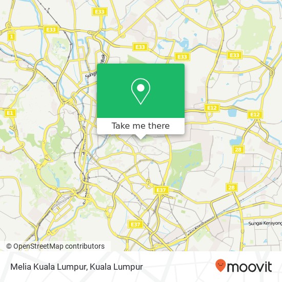 Peta Melia Kuala Lumpur