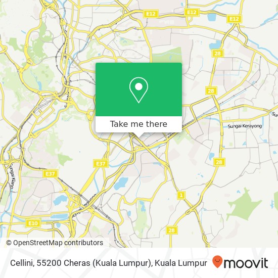 Cellini, 55200 Cheras (Kuala Lumpur) map