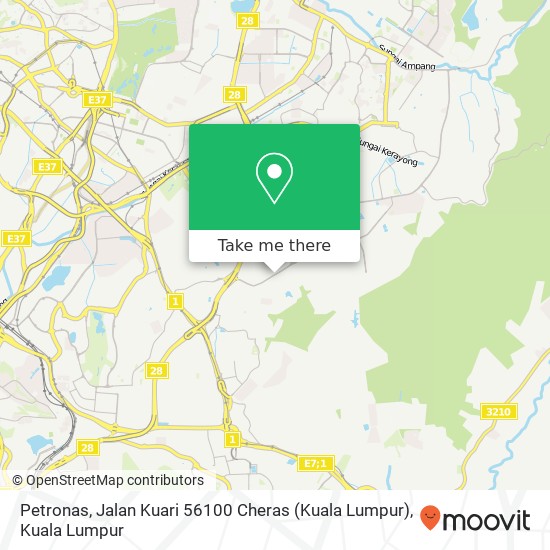 Petronas, Jalan Kuari 56100 Cheras (Kuala Lumpur) map
