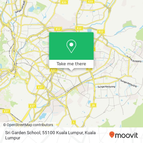 Sri Garden School, 55100 Kuala Lumpur map
