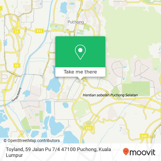 Toyland, 59 Jalan Pu 7 / 4 47100 Puchong map