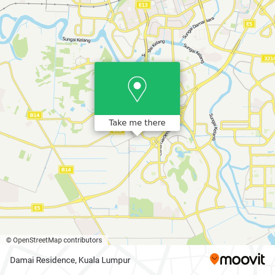 Damai Residence map