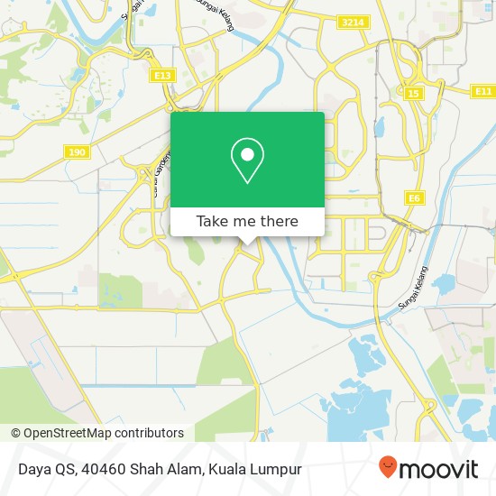 Peta Daya QS, 40460 Shah Alam