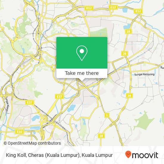 Peta King Koll, Cheras (Kuala Lumpur)