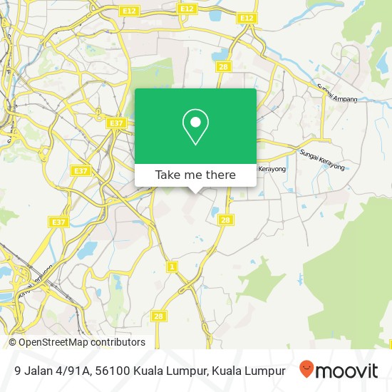 9 Jalan 4 / 91A, 56100 Kuala Lumpur map