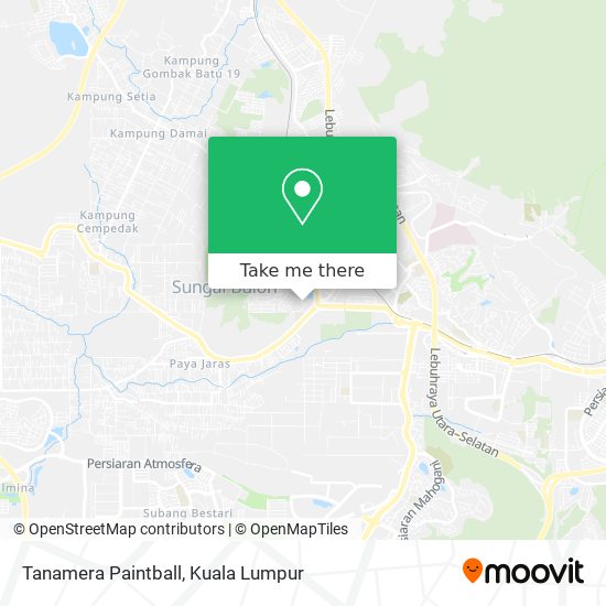 Tanamera Paintball map