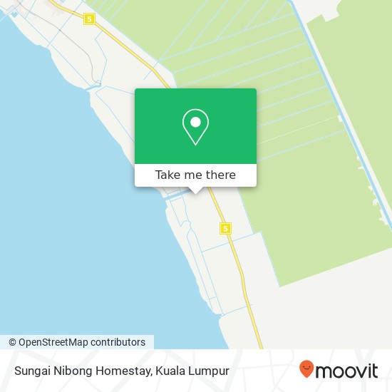 Peta Sungai Nibong Homestay