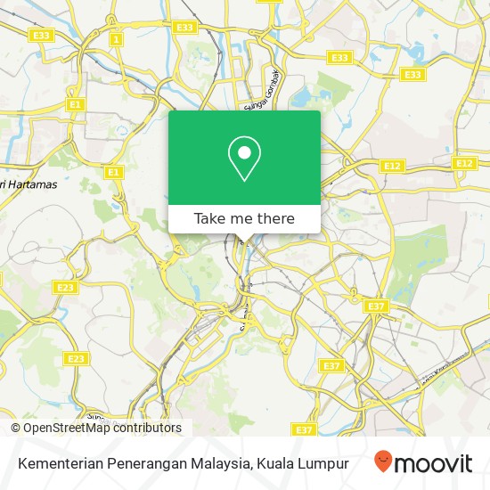 Kementerian Penerangan Malaysia map