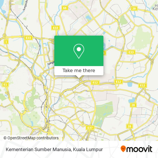 Kementerian Sumber Manusia map