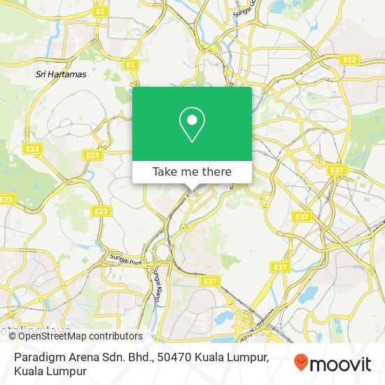 Paradigm Arena Sdn. Bhd., 50470 Kuala Lumpur map