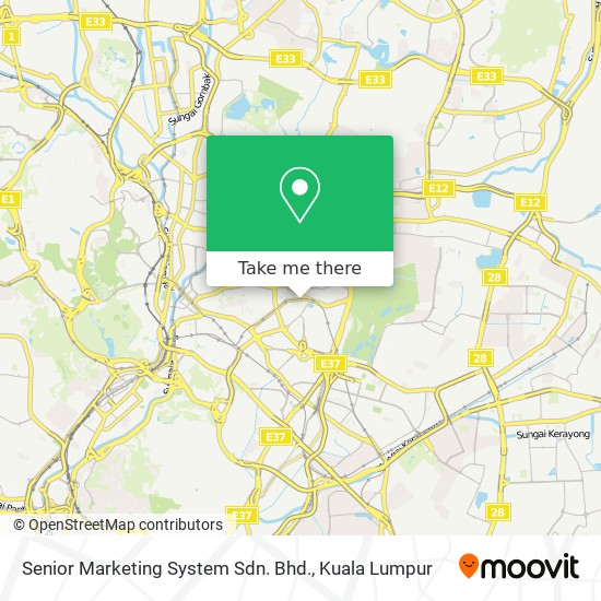 Senior Marketing System Sdn. Bhd. map