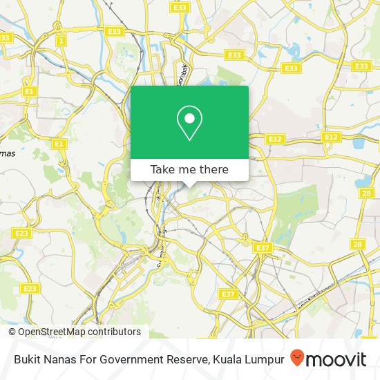 Peta Bukit Nanas For Government Reserve