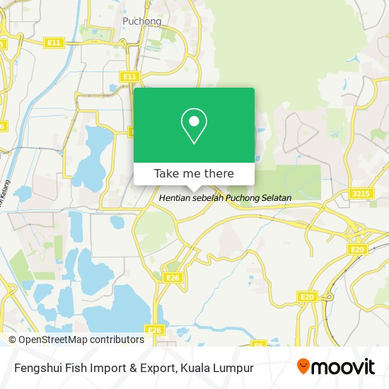Fengshui Fish Import & Export map