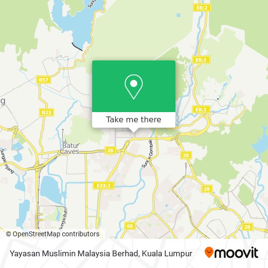 Peta Yayasan Muslimin Malaysia Berhad