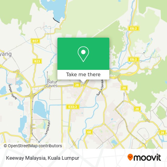 Peta Keeway Malaysia