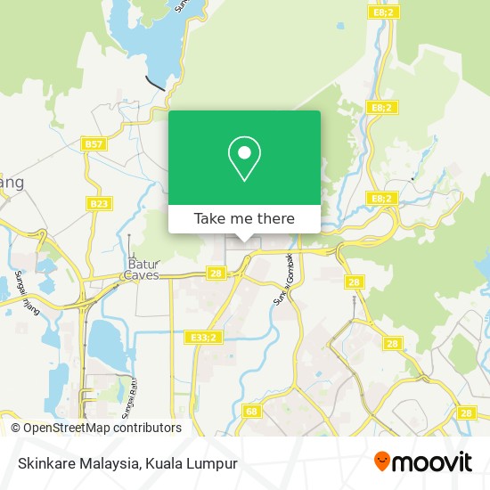 Skinkare Malaysia map