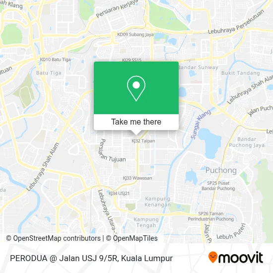 PERODUA @ Jalan USJ 9/5R map