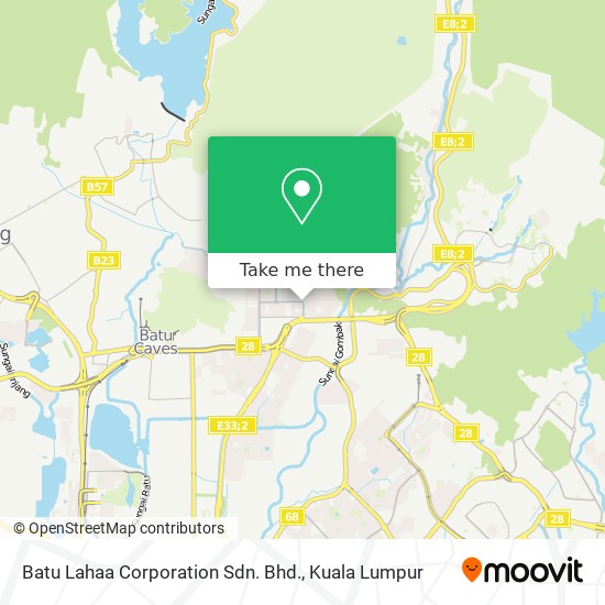 Batu Lahaa Corporation Sdn. Bhd. map