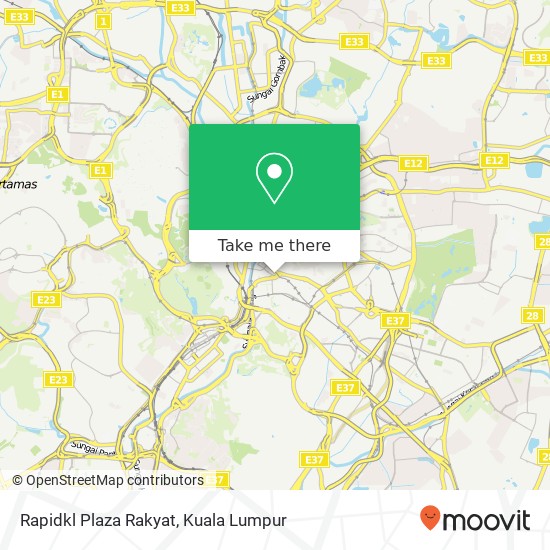 Peta Rapidkl Plaza Rakyat