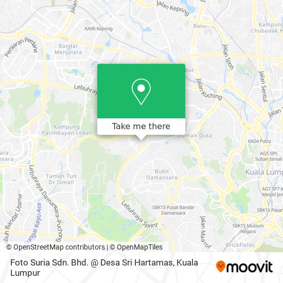 Foto Suria Sdn. Bhd. @ Desa Sri Hartamas map