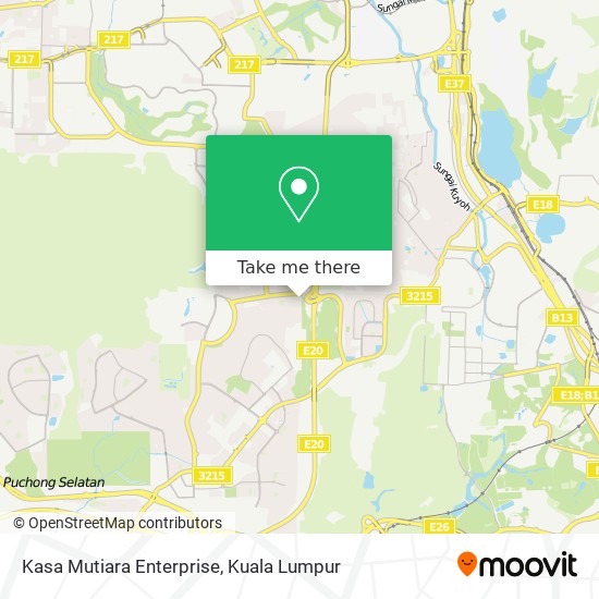 Kasa Mutiara Enterprise map