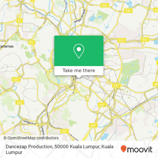 Dancezap Production, 50000 Kuala Lumpur map
