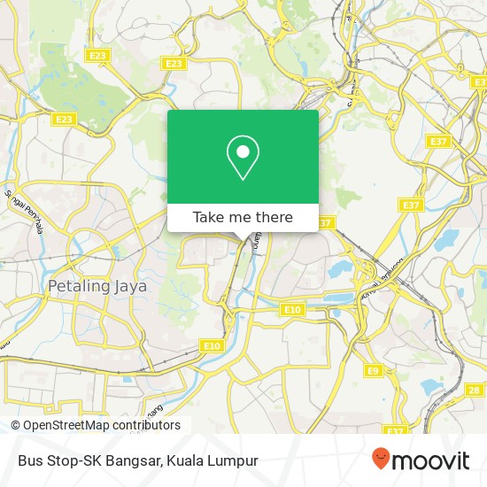 Bus Stop-SK Bangsar map