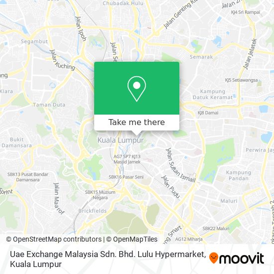 Peta Uae Exchange Malaysia Sdn. Bhd. Lulu Hypermarket