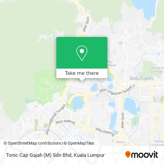 Tonic Cap Gajah (M) Sdn Bhd map