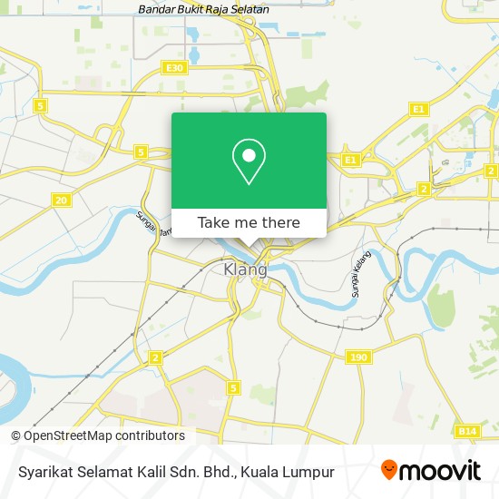 Syarikat Selamat Kalil Sdn. Bhd. map