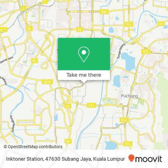Inktoner Station, 47630 Subang Jaya map