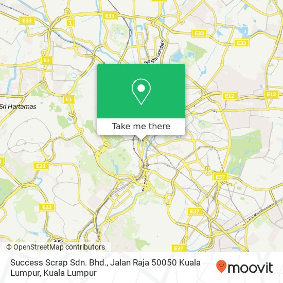 Success Scrap Sdn. Bhd., Jalan Raja 50050 Kuala Lumpur map