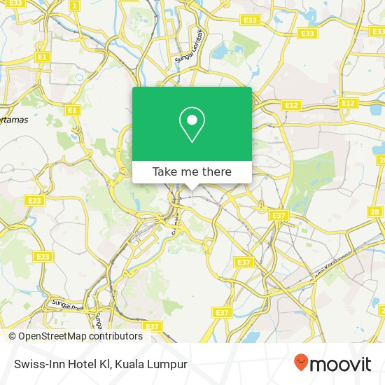 Swiss-Inn Hotel Kl map