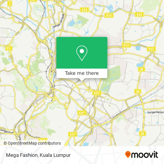 Mega Fashion map