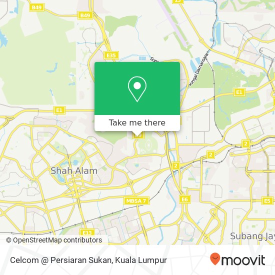 Celcom @ Persiaran Sukan map