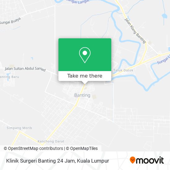 Peta Klinik Surgeri Banting 24 Jam
