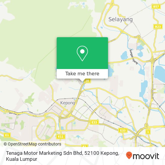 Peta Tenaga Motor Marketing Sdn Bhd, 52100 Kepong