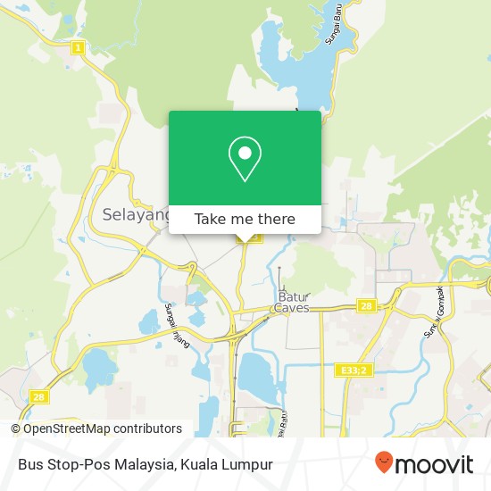 Bus Stop-Pos Malaysia map