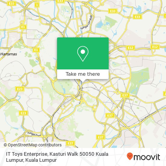 IT Toys Enterprise, Kasturi Walk 50050 Kuala Lumpur map