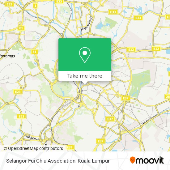 Selangor Fui Chiu Association map