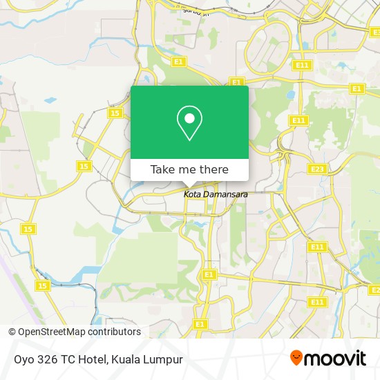 Oyo 326 TC Hotel map