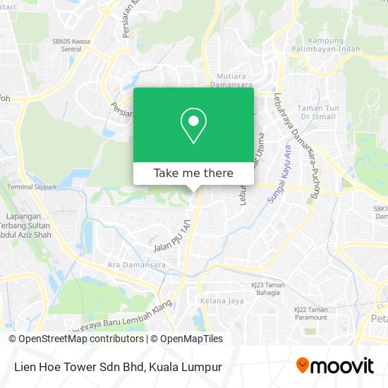 Peta Lien Hoe Tower Sdn Bhd