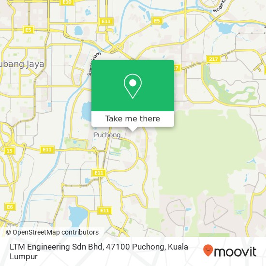 LTM Engineering Sdn Bhd, 47100 Puchong map