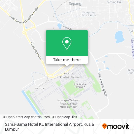 Peta Sama-Sama Hotel KL International Airport