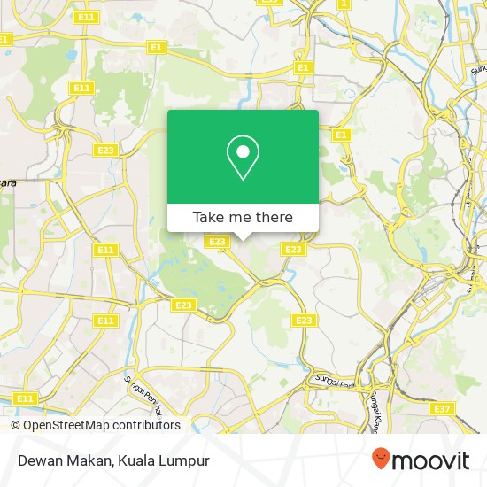 Dewan Makan map