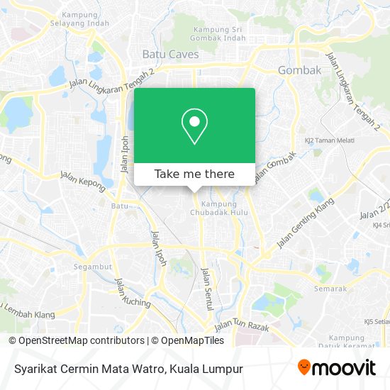 Peta Syarikat Cermin Mata Watro