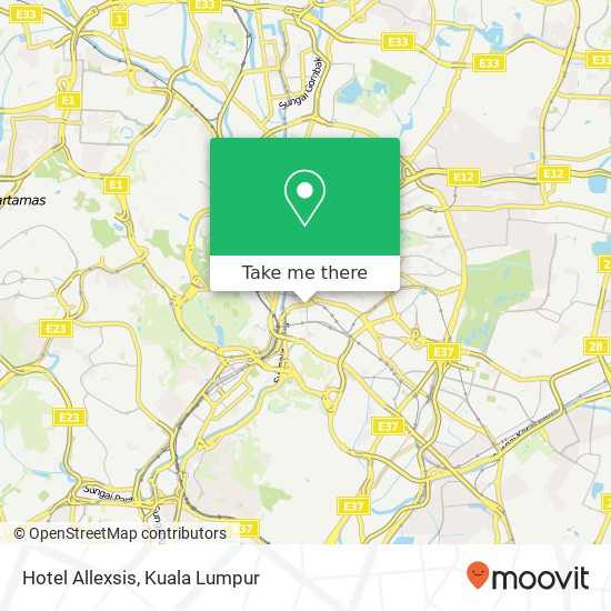 Hotel Allexsis map