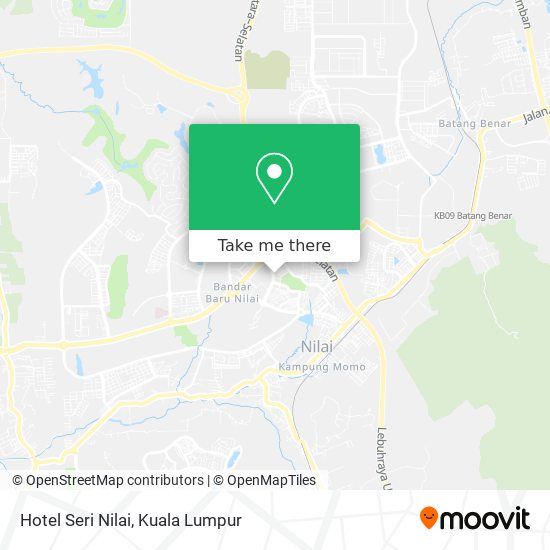 Peta Hotel Seri Nilai